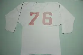 76 Vintage 70's Distressed Single Stitch High School Collegiate Football Jersey T-Shirt