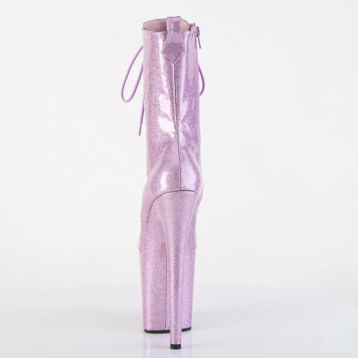 8 Inch Heel FLAMINGO-1040GP Lilac Glitter