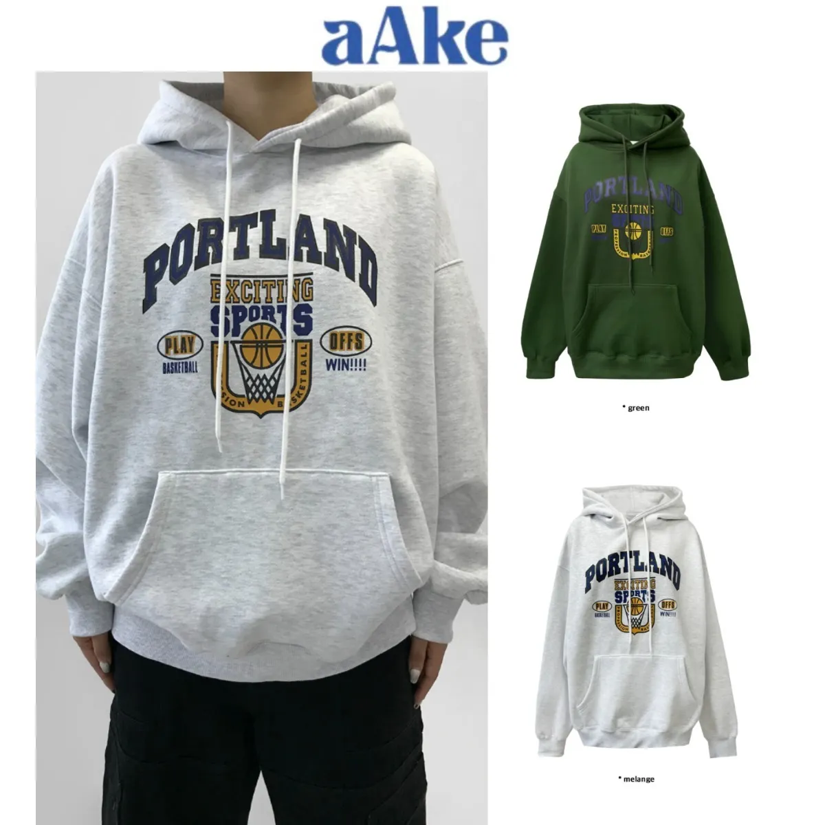 AAKE  |Street Style Cotton Hoodies & Sweatshirts