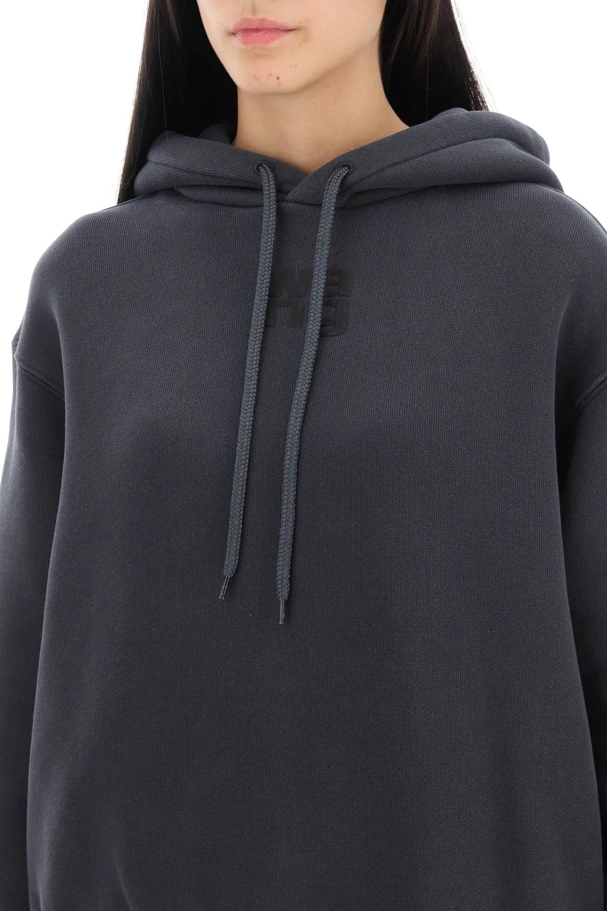 Alexander Wang  |Cotton Logo Hoodies & Sweatshirts