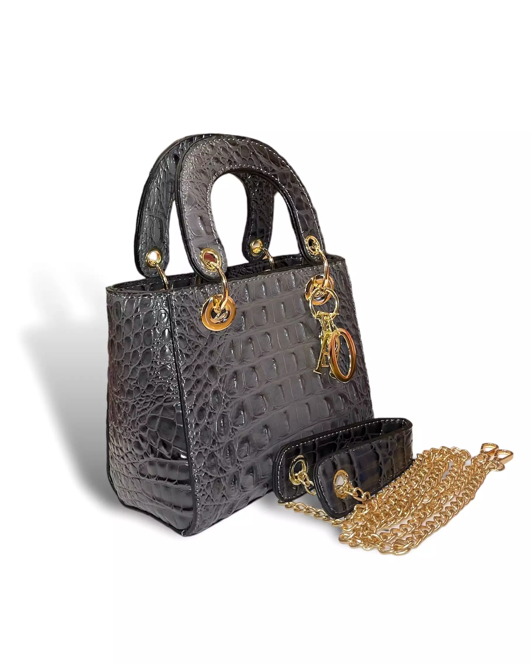 Alligator Skin Fashion Tote