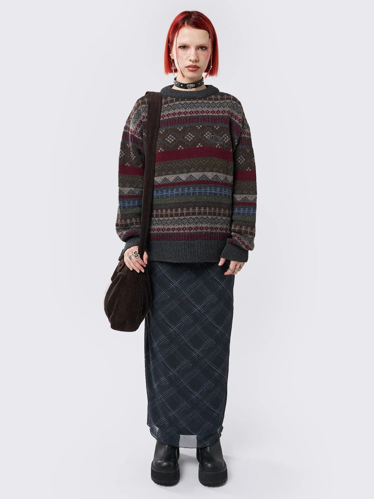 Ashton Jacquard Knit Jumper