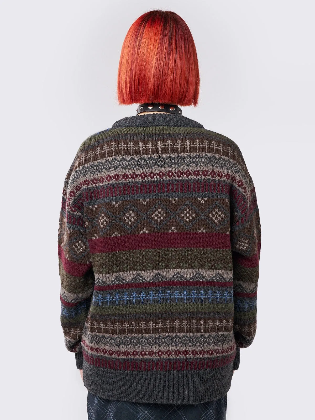 Ashton Jacquard Knit Jumper