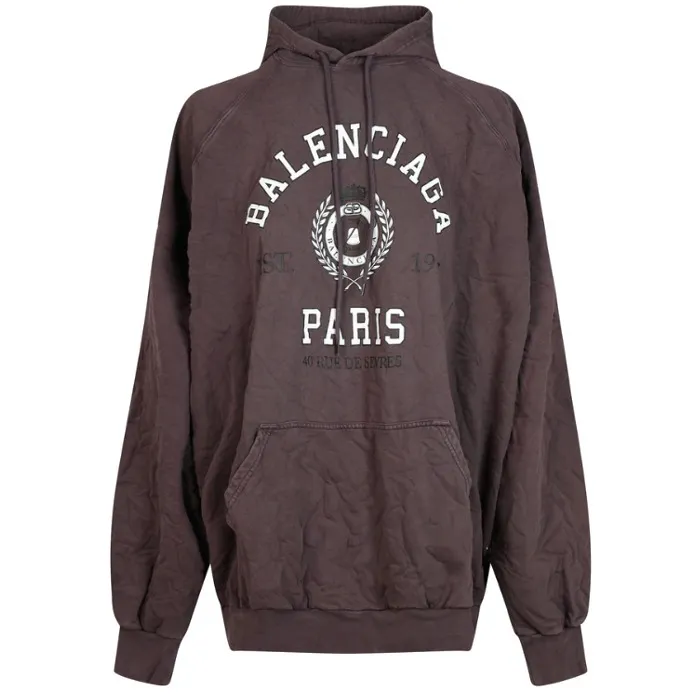 BALENCIAGA  |Unisex Cotton Logo Hoodies & Sweatshirts