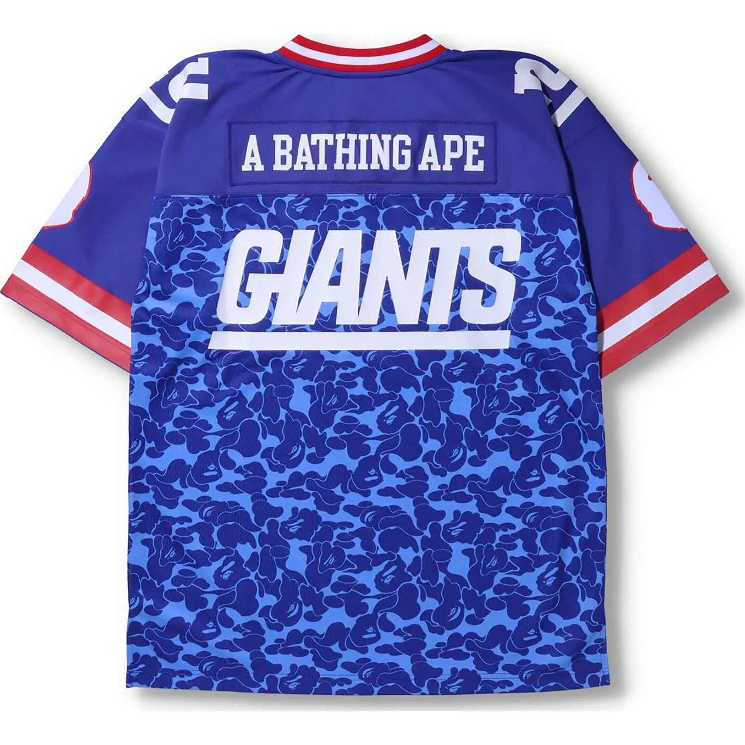 BAPE X MITCHELL & NESS NFL NEW YORK GIANTS LEGACY JERSEY MENS