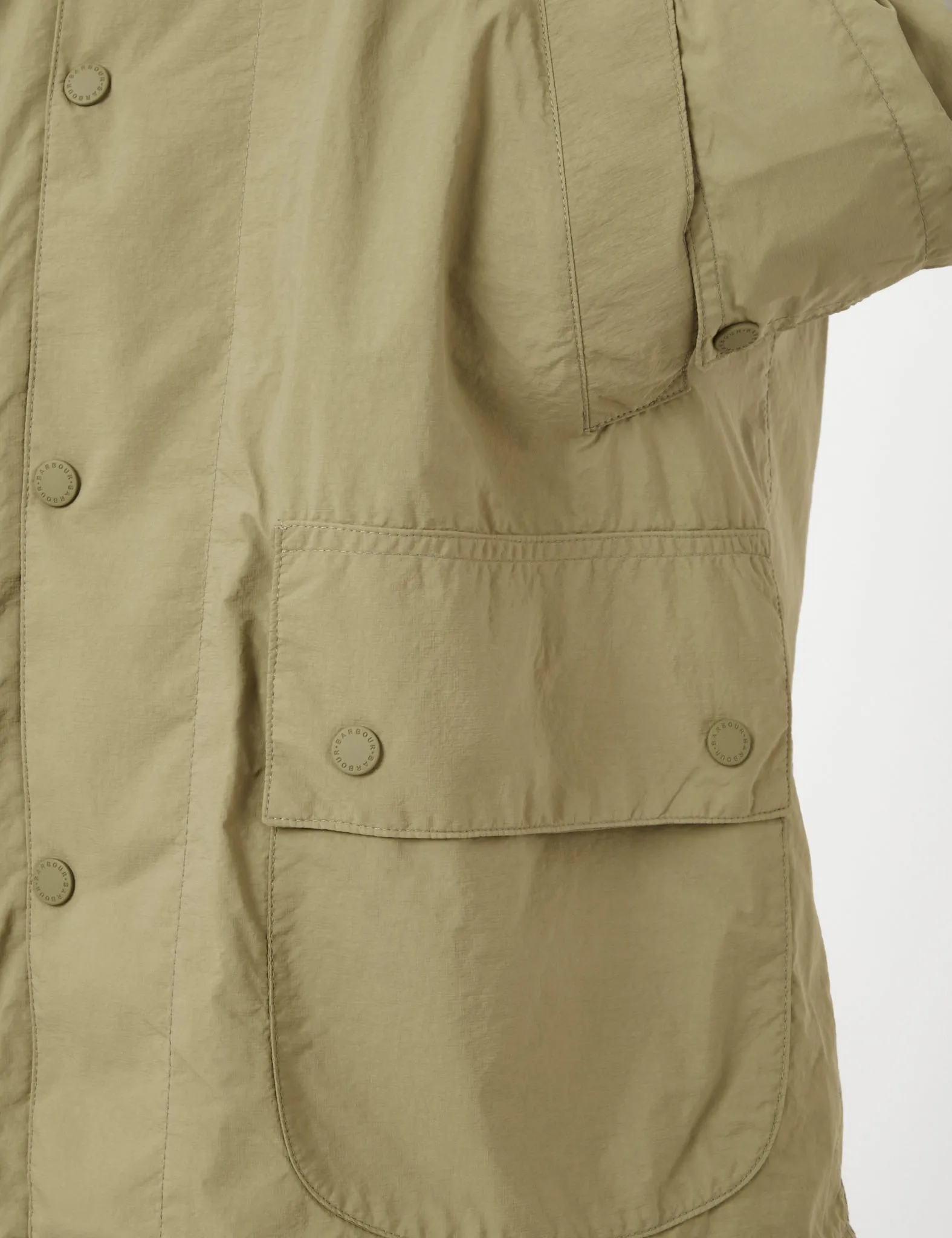 Barbour Kyoto Casual Jacket - Bleached Olive Green