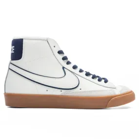 Blazer Mid '77 PRM - Sail/Midnight Navy/Gum Medium Brown