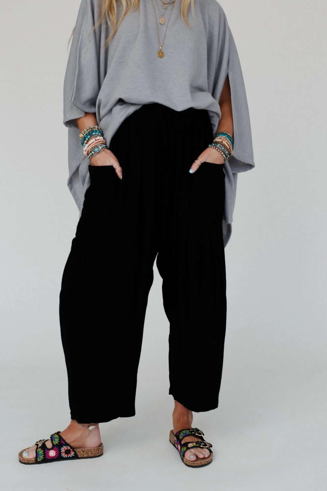 Blissful Drifter Pants - Black