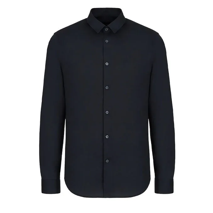 CAMICIA IN COTONE Uomo Navy