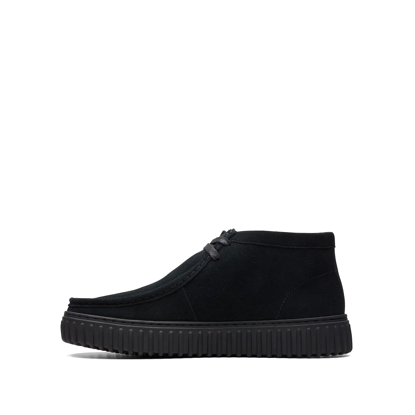 Clarks Torhill Hi 73664 (Black Suede)