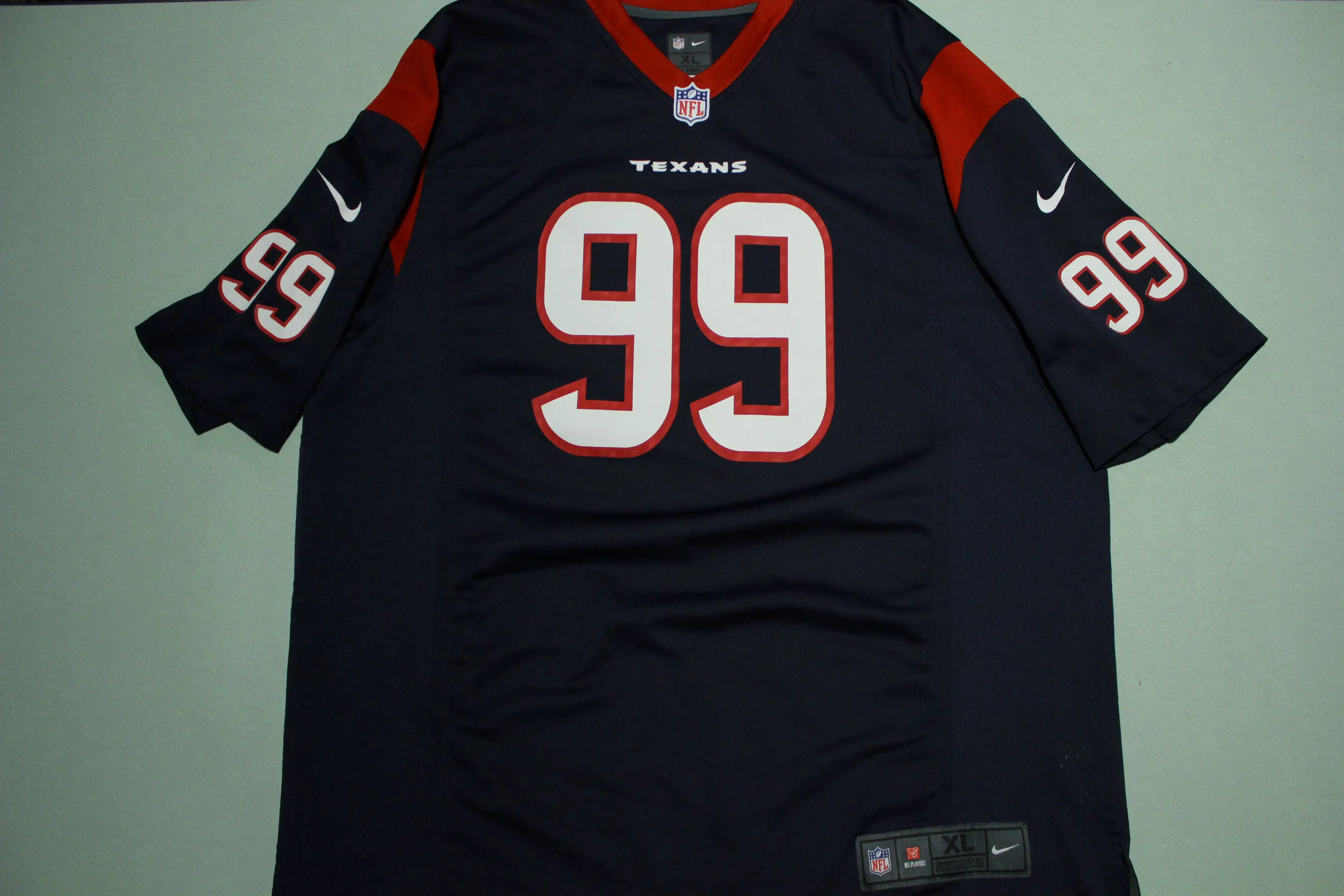 Copy of JJ Watt #99 Houston Texans Nike On Field NFL Players Swoosh Jersey