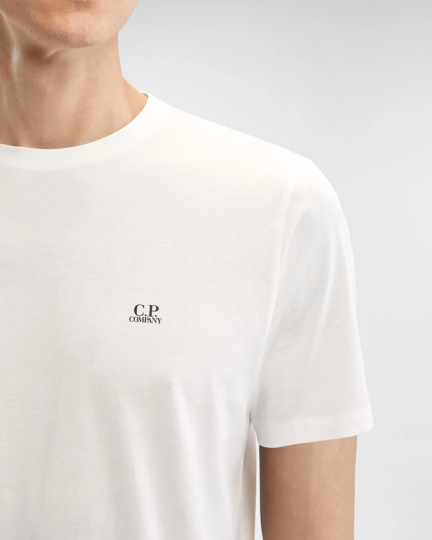 C.P. Company t-shirt Blanc Jersey 30/1