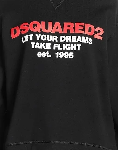 D SQUARED2  |Long Sleeves Cotton Logo Hoodies & Sweatshirts