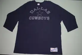 Dallas Cowboys Vintage 3/4 Sleeve 80's Champion Made in USA T-Shirt Jersey