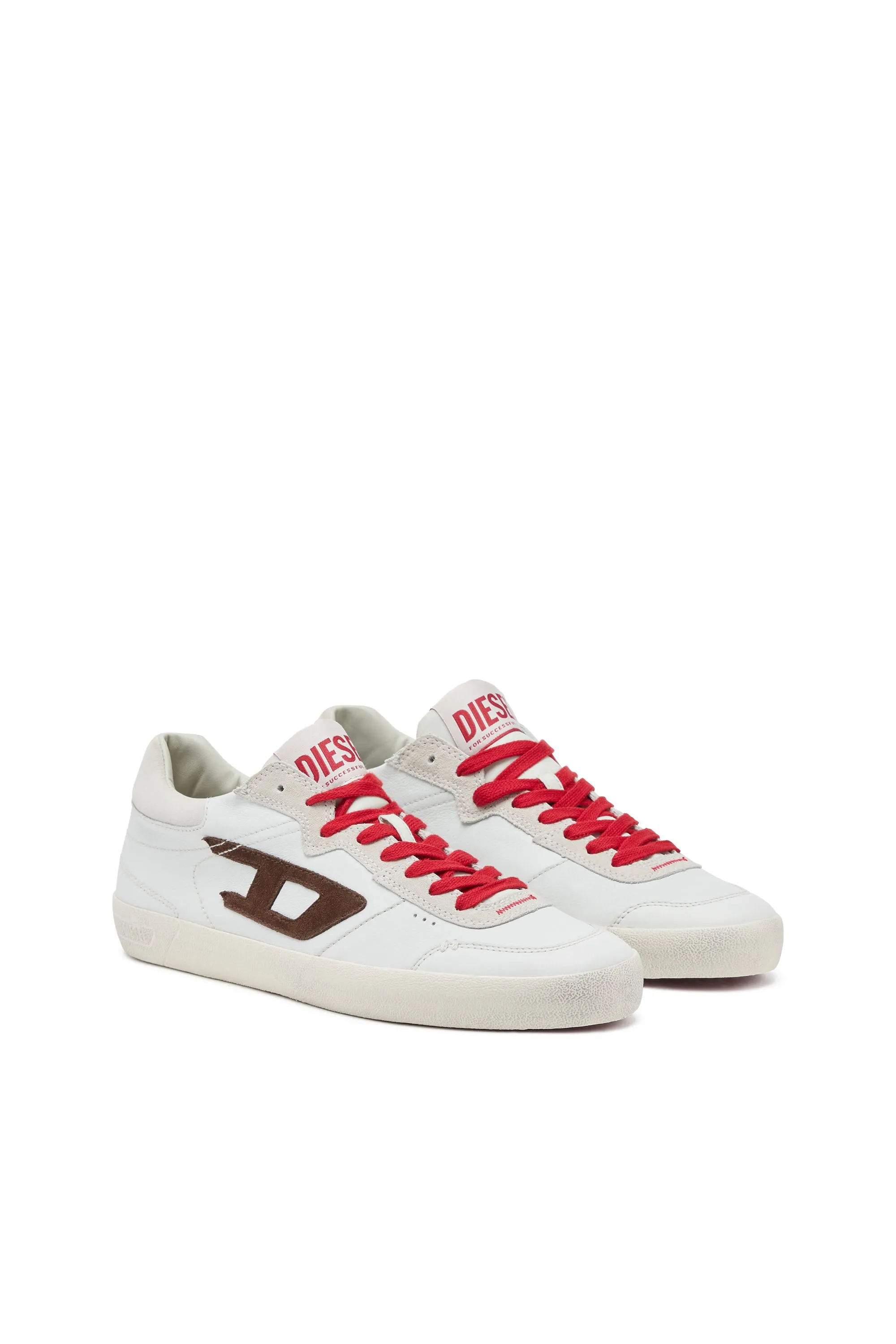 Diesel Y03336P2034 Mens S-Leroji Low Sneakers Tofu