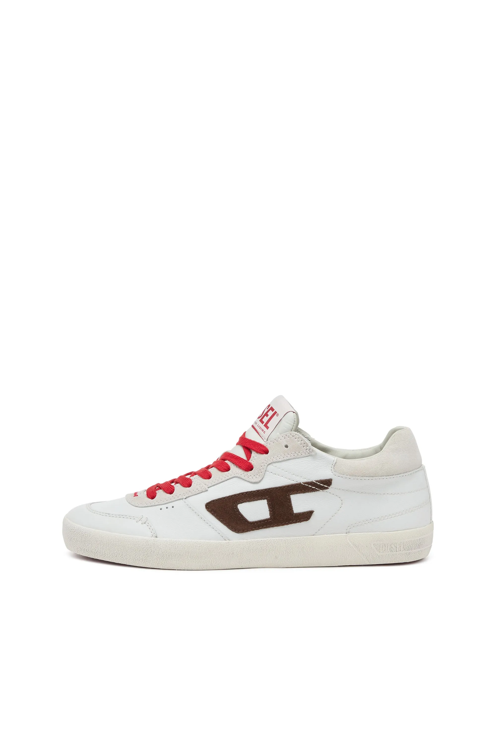 Diesel Y03336P2034 Mens S-Leroji Low Sneakers Tofu