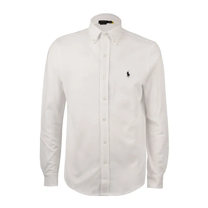 DOWN SHIRT PIQUET Man White 