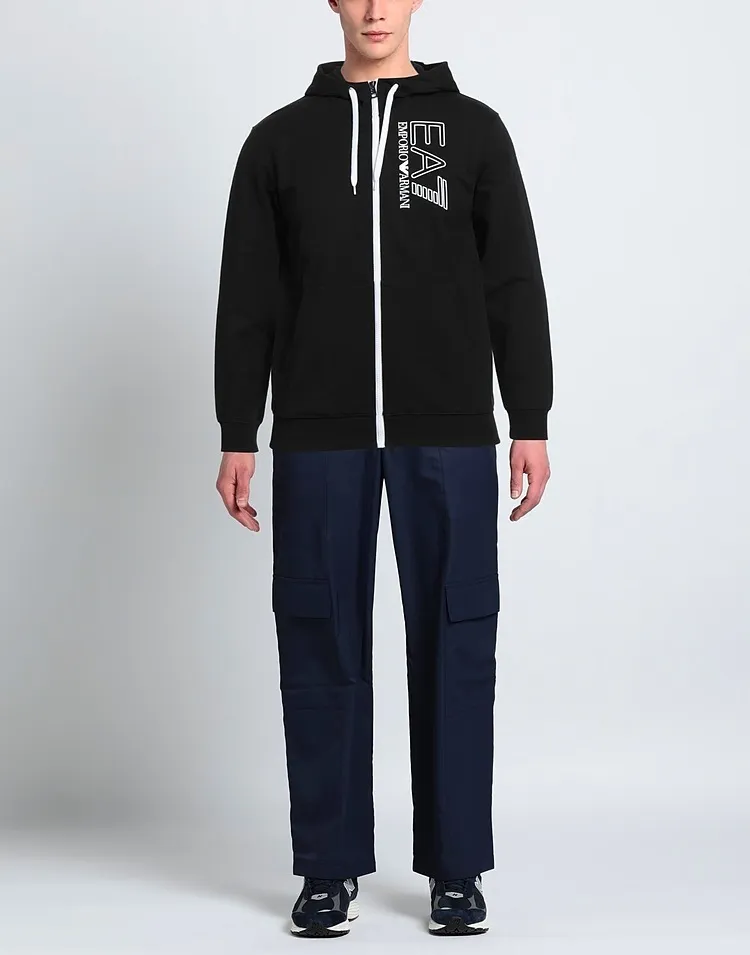 EMPORIO ARMANI  |Long Sleeves Logo Hoodies