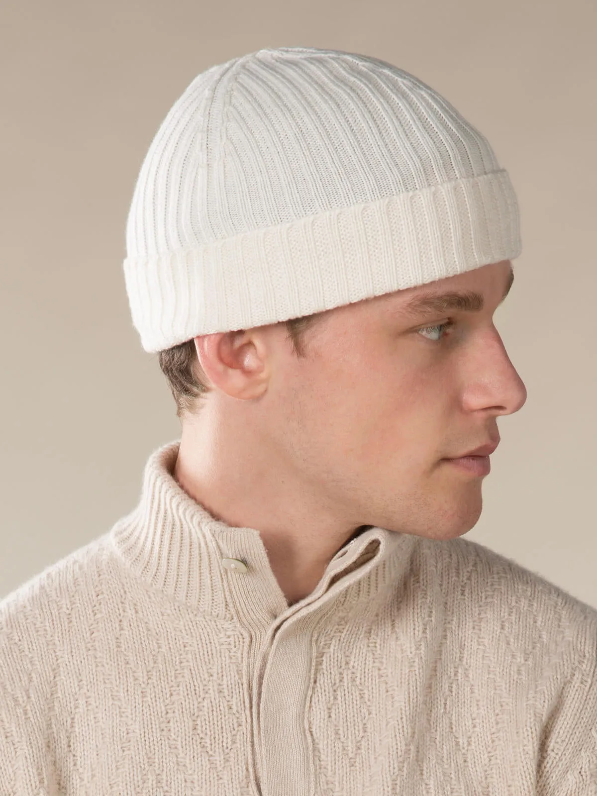 Extrafine Merino Hat Ivory