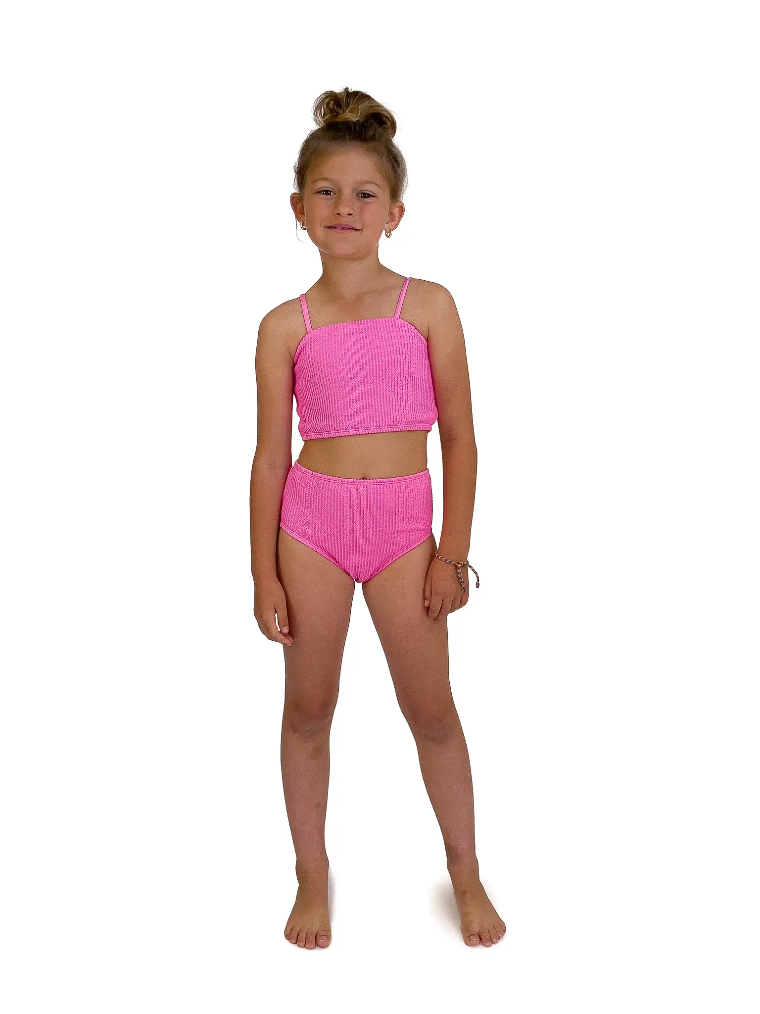 Feather 4 Arrow Bungalow Tankini - Hot Pink