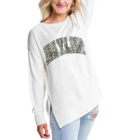 Gameday Couture Baylor Bears Women's Cream Legacy Side Split Pullover Top