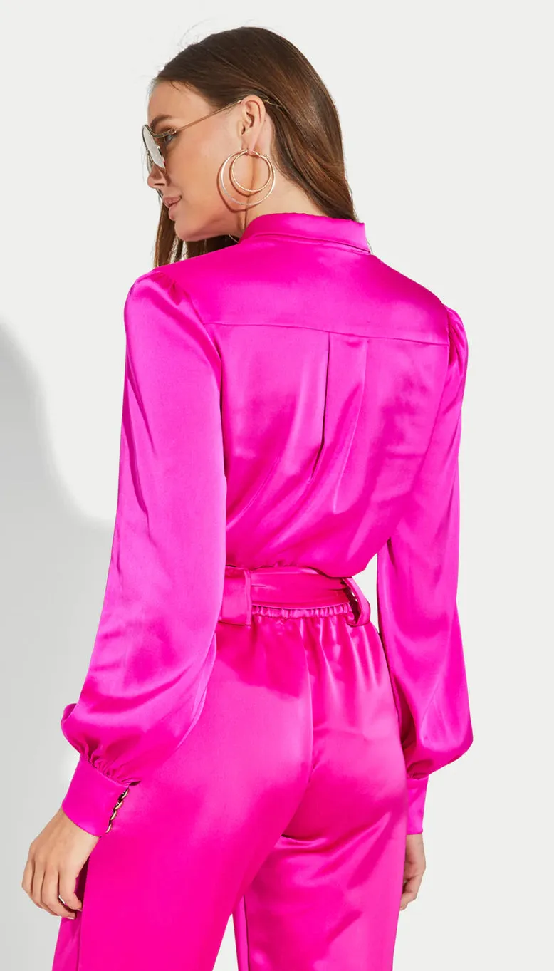 Generation Love - Lennox Blouse - Hot Pink