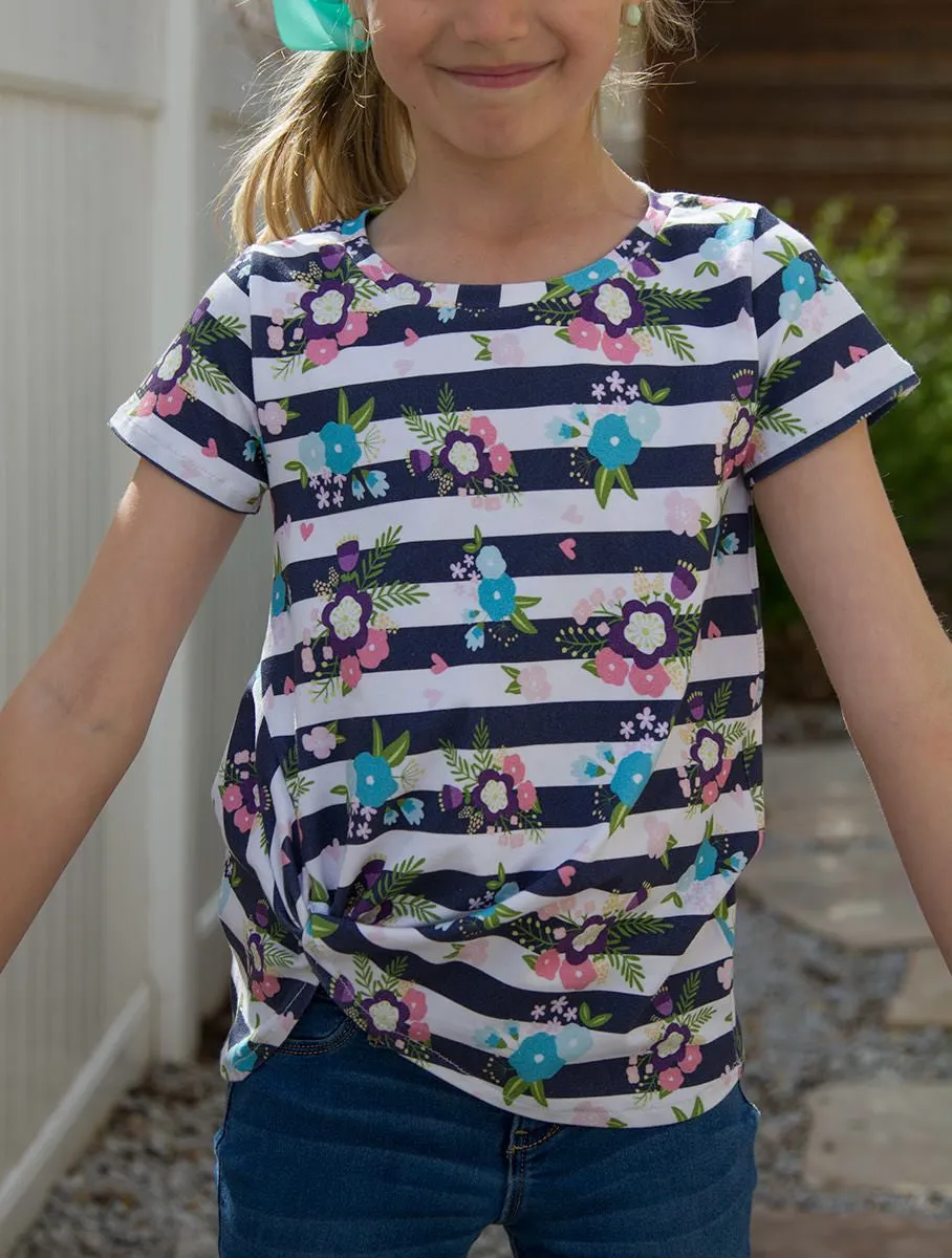 Harbor Knot PDF Pattern Girls 2T-14yrs