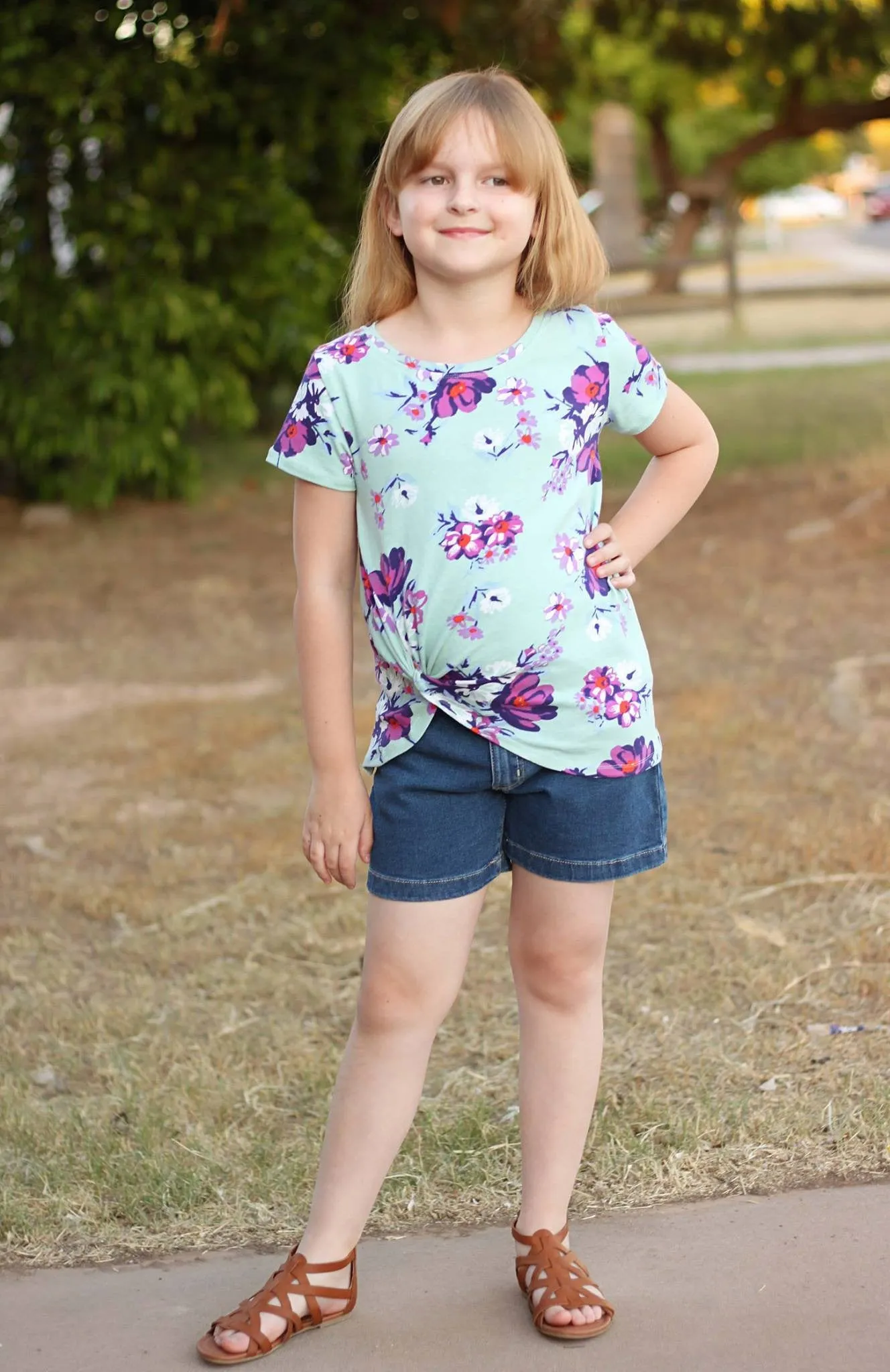 Harbor Knot PDF Pattern Girls 2T-14yrs