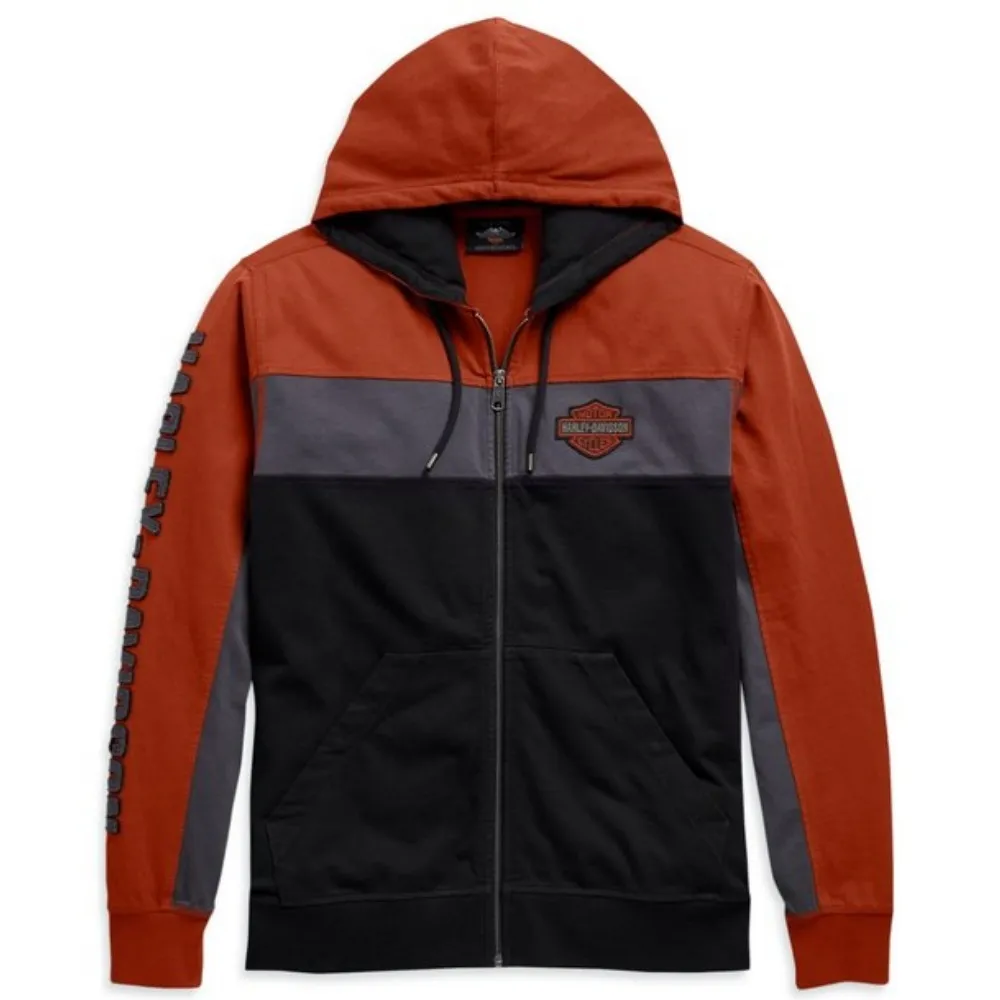 Harley Davidson  |Unisex Long Sleeves Logo Hoodies