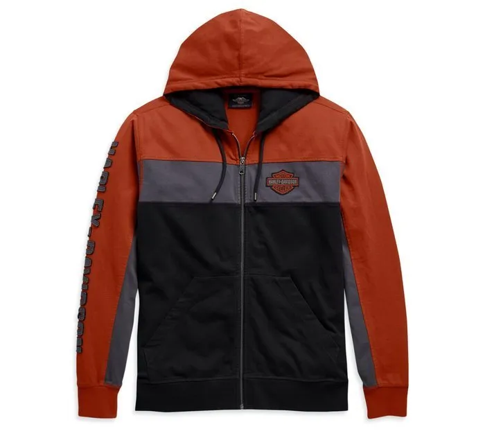 Harley Davidson  |Unisex Long Sleeves Logo Hoodies