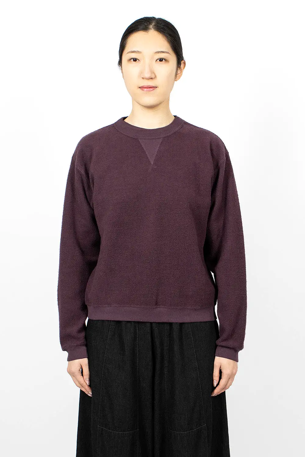 Hina Crew Neck Sweatshirt Plum Perfect