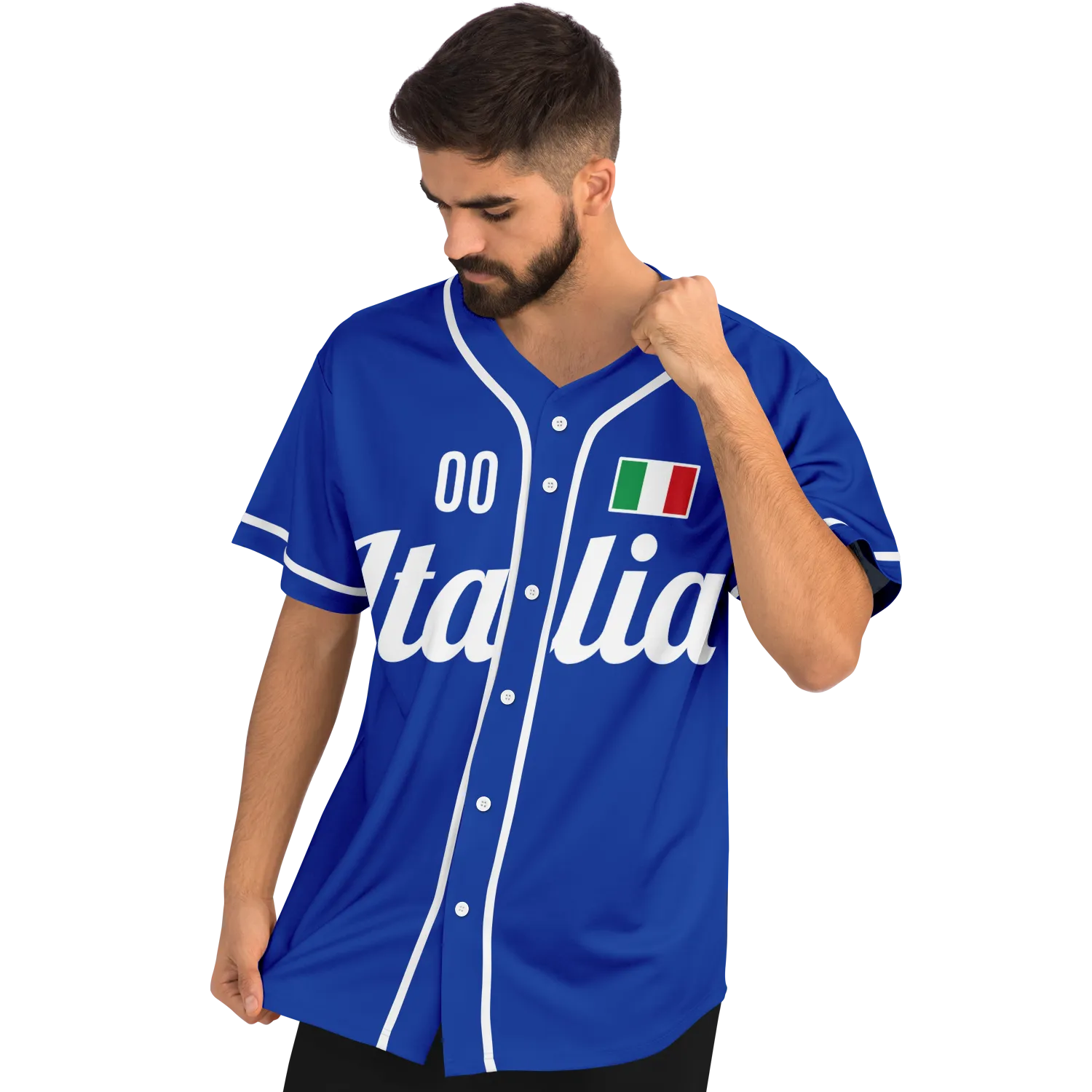 Italy Baseball Jersey - Custom Name + Number