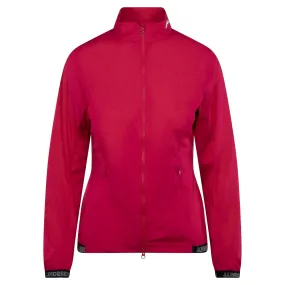 J Lindeberg Tenley Ladies Golf Jacket Little Rose Red