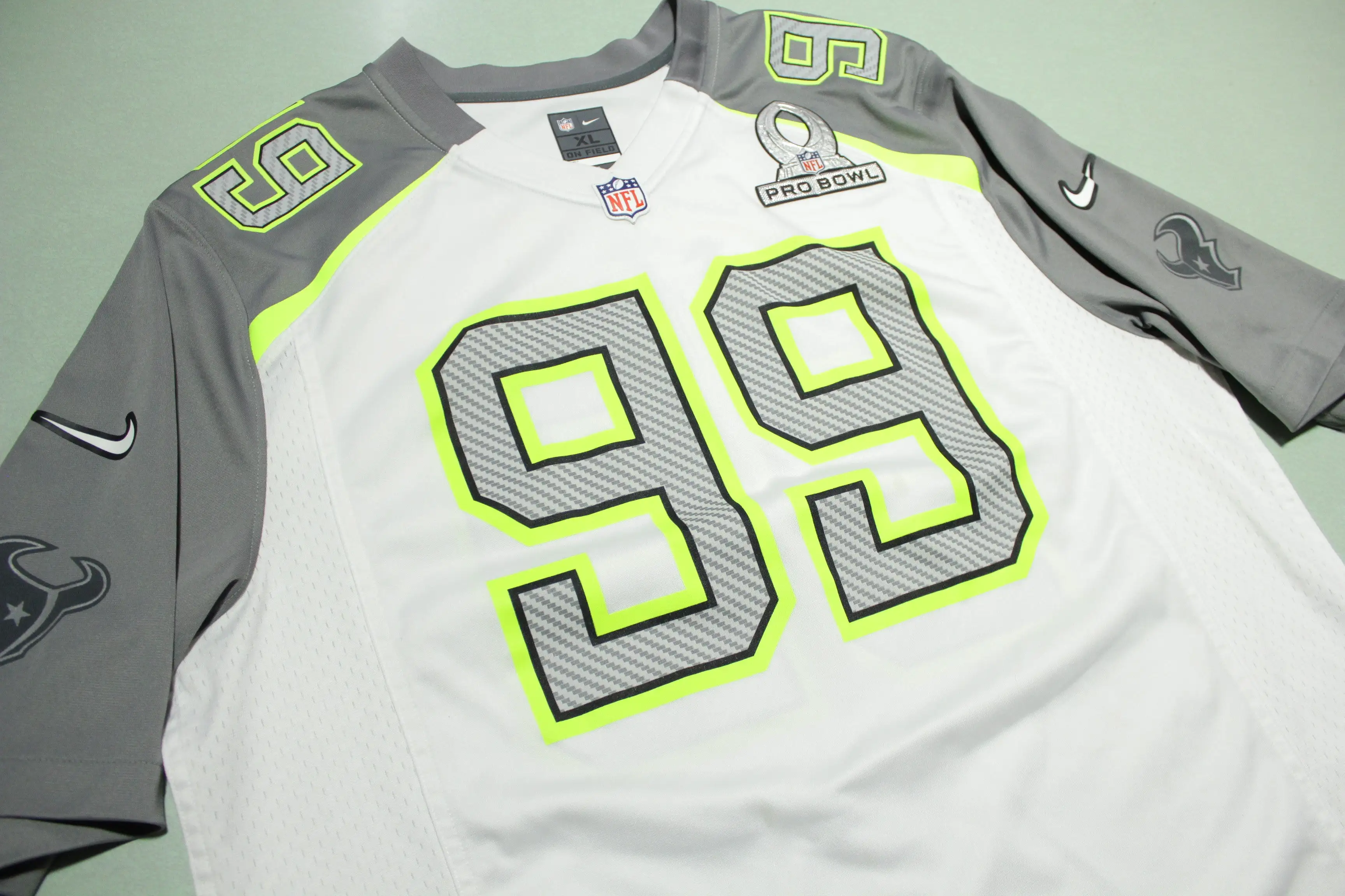 JJ Watt #99 Pro Bowl Nike On Field NFL Players Swoosh Jersey