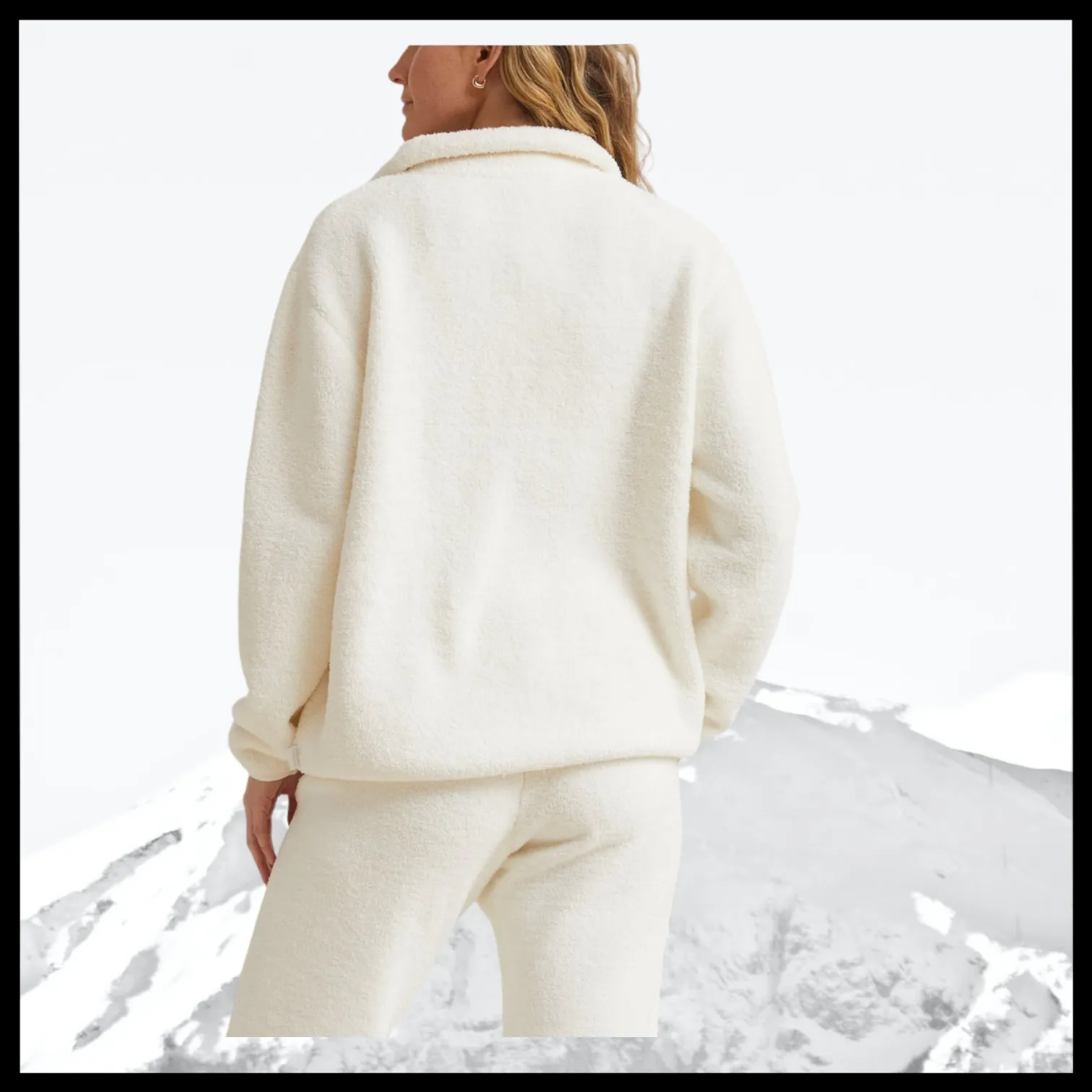 kashwere  |Unisex Cashmere Plain Oversized Hoodies & Sweatshirts