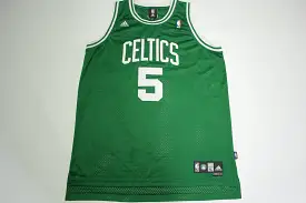 Kevin Garnett #5 Boston Celtics Adidas Sewn Stitch Basketball NBA Jersey