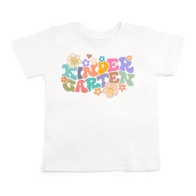 Kindergarten Retro Short Sleeve T-Shirt - White