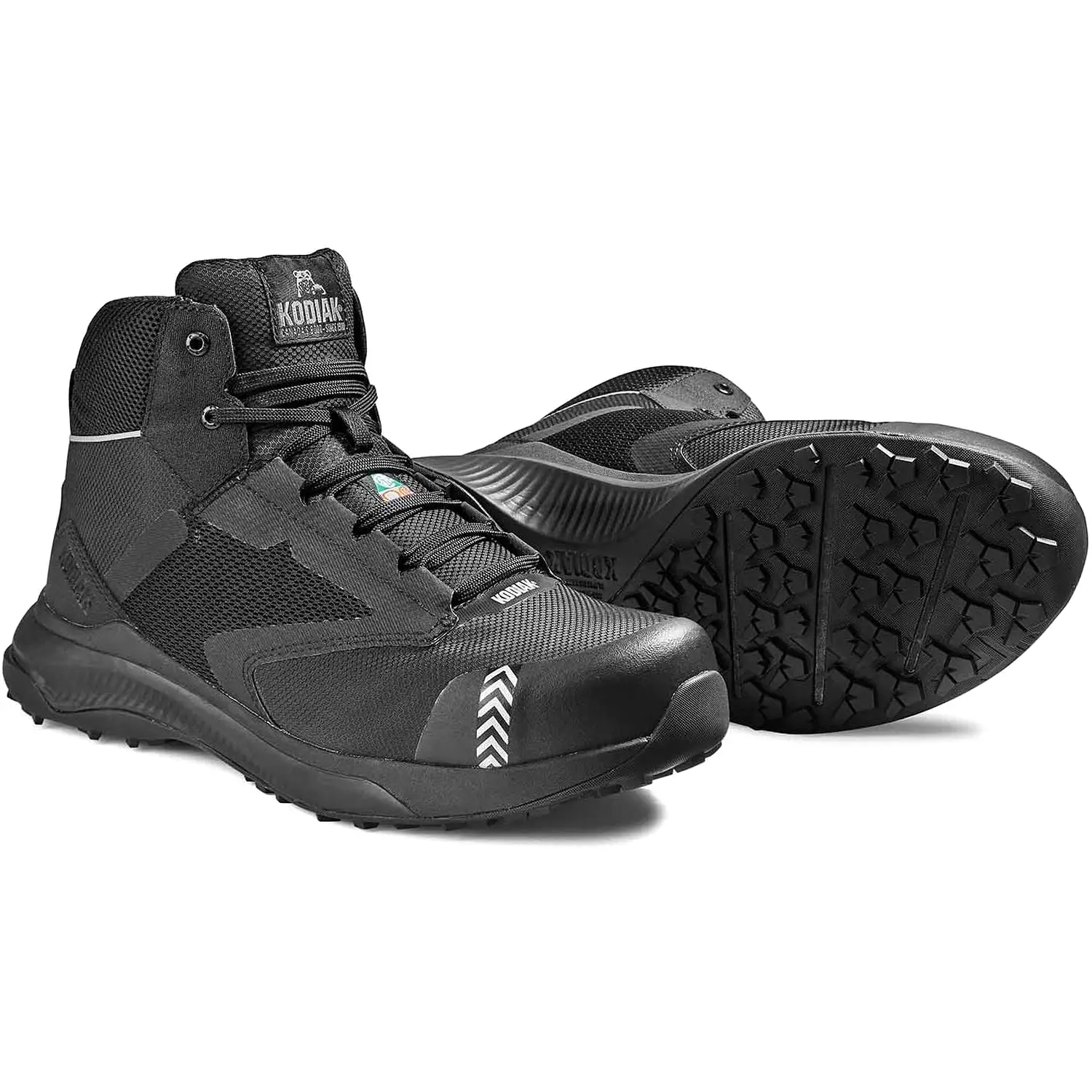 Kodiak Men's Quicktrail Mid CT Athletic Safety Work Shoe -Black- 4THQBK