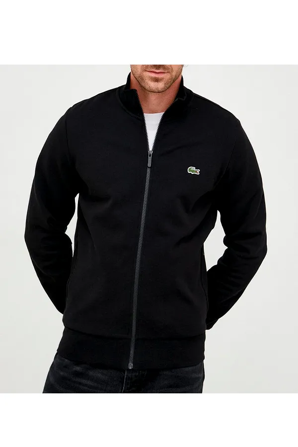 Lacoste Full Zip Logo Track Top Black