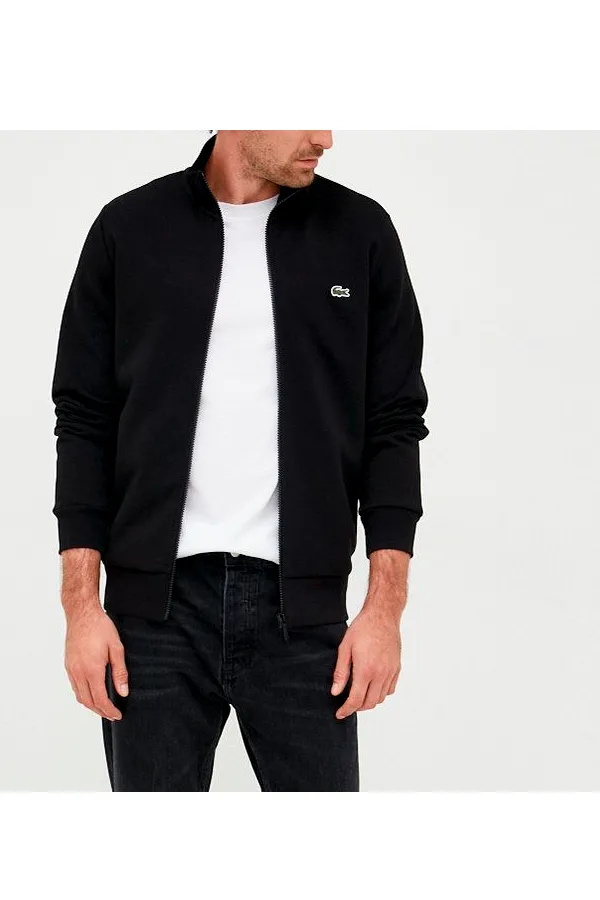 Lacoste Full Zip Logo Track Top Black