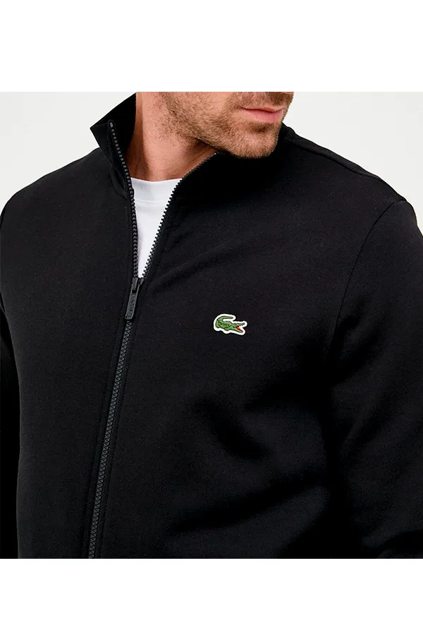 Lacoste Full Zip Logo Track Top Black