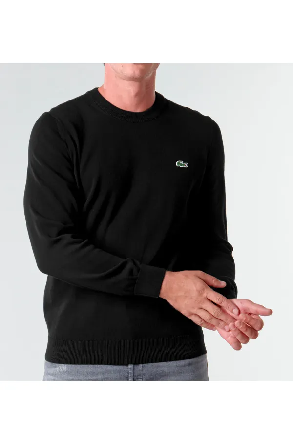 Lacoste Knit Pullover Black