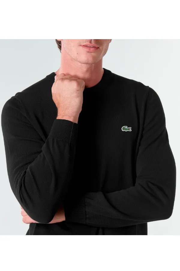 Lacoste Knit Pullover Black