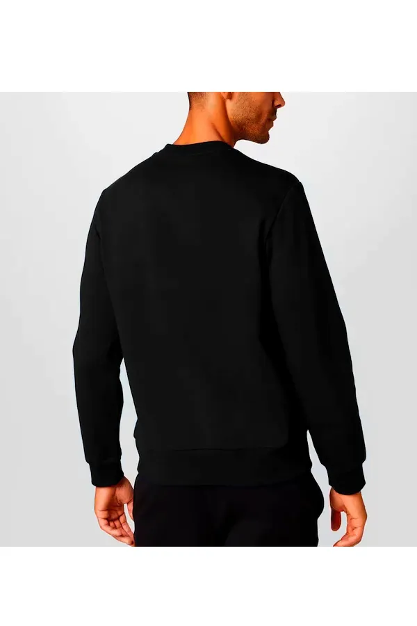 Lacoste Sweatshirt Brushed Regular Fit Black