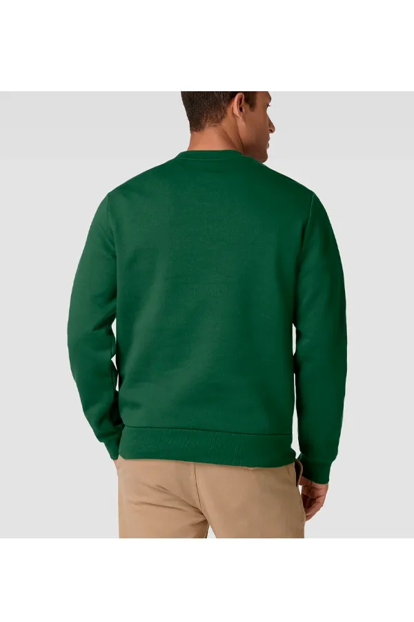 Lacoste Sweatshirt Brushed Regular Fit Green