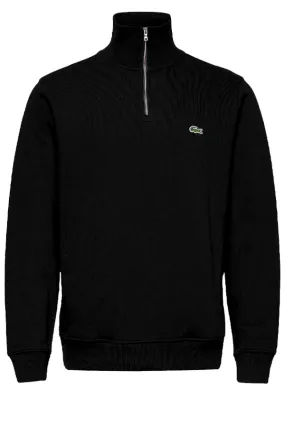 Lacoste Zip Knit Pullover Black