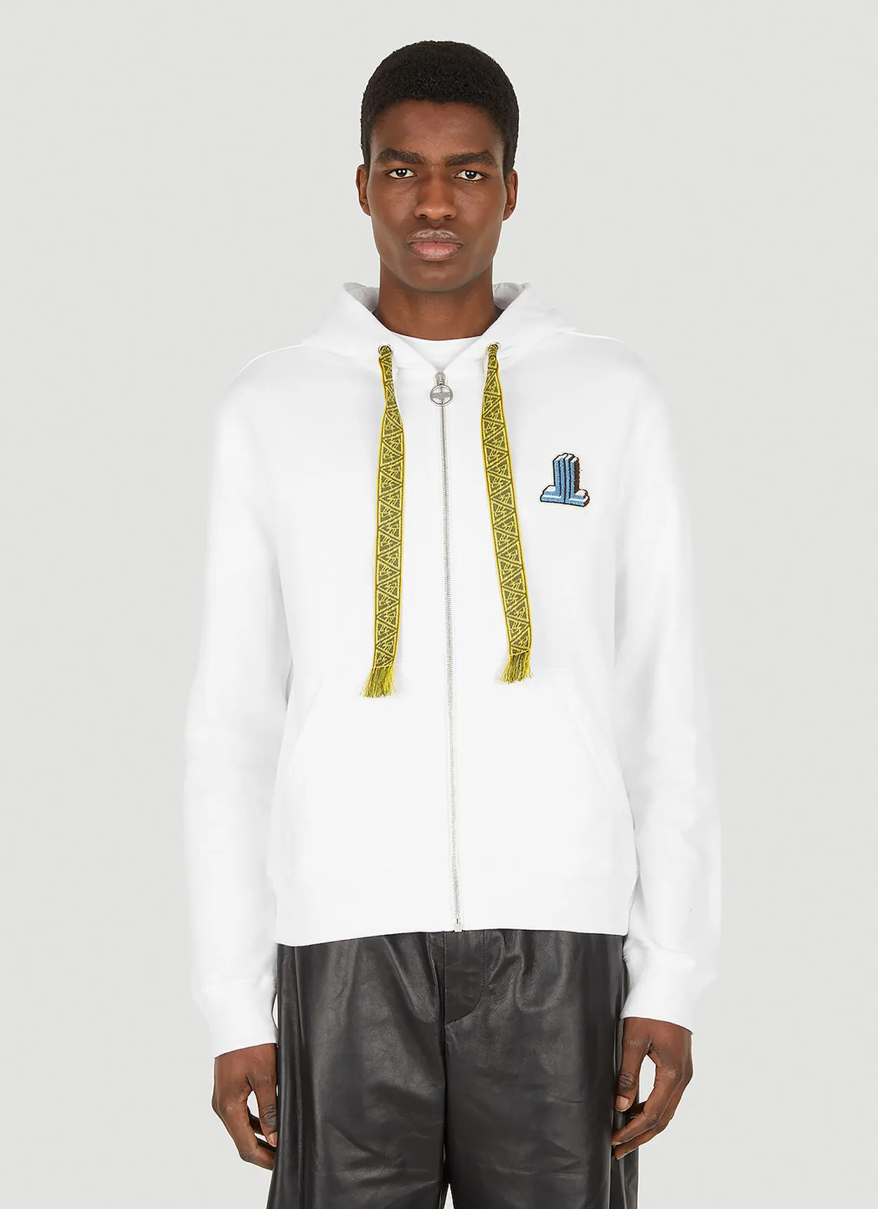 LANVIN  |Long Sleeves Cotton Logo Hoodies