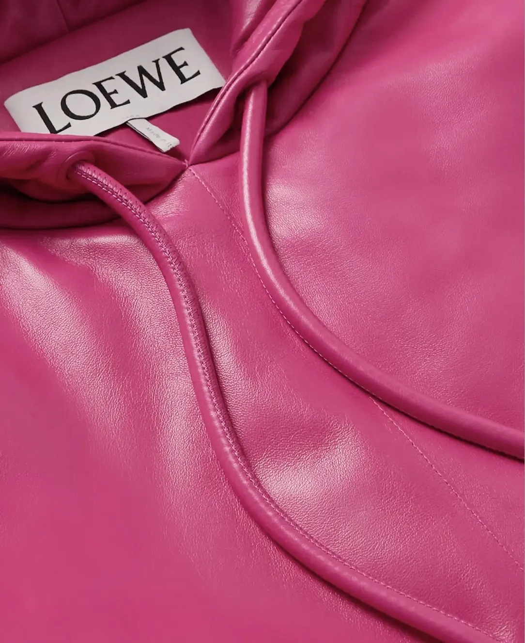 LOEWE  |Plain Leather Logo Luxury FX Advantage / Exclusive Hoodies