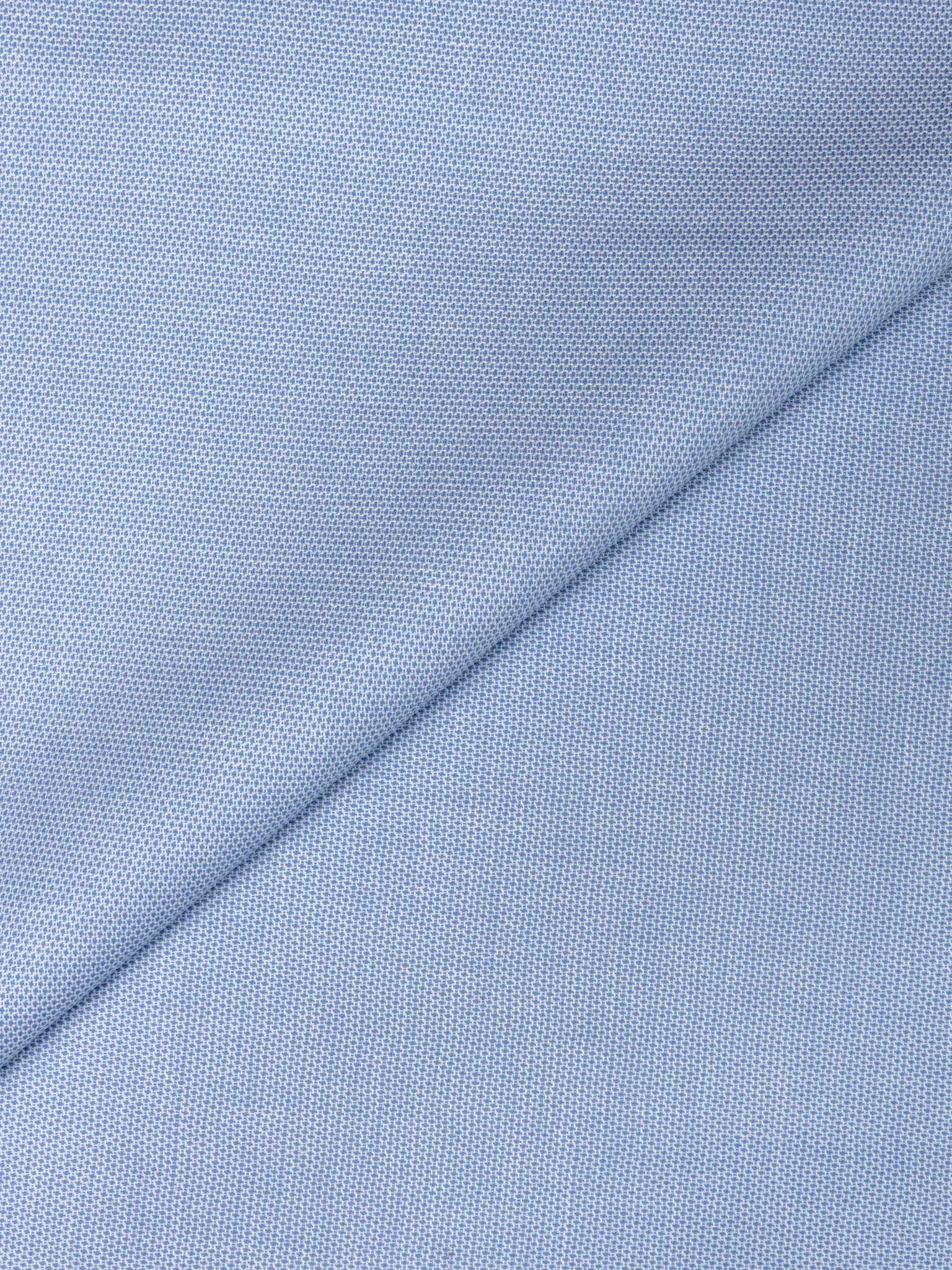 Luton Blue Dobby Cotton Shirt MSC3295