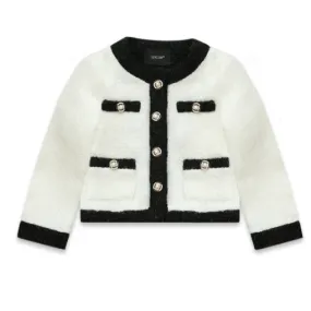 Luxelim White Jacket With Black Trim: 7 Years